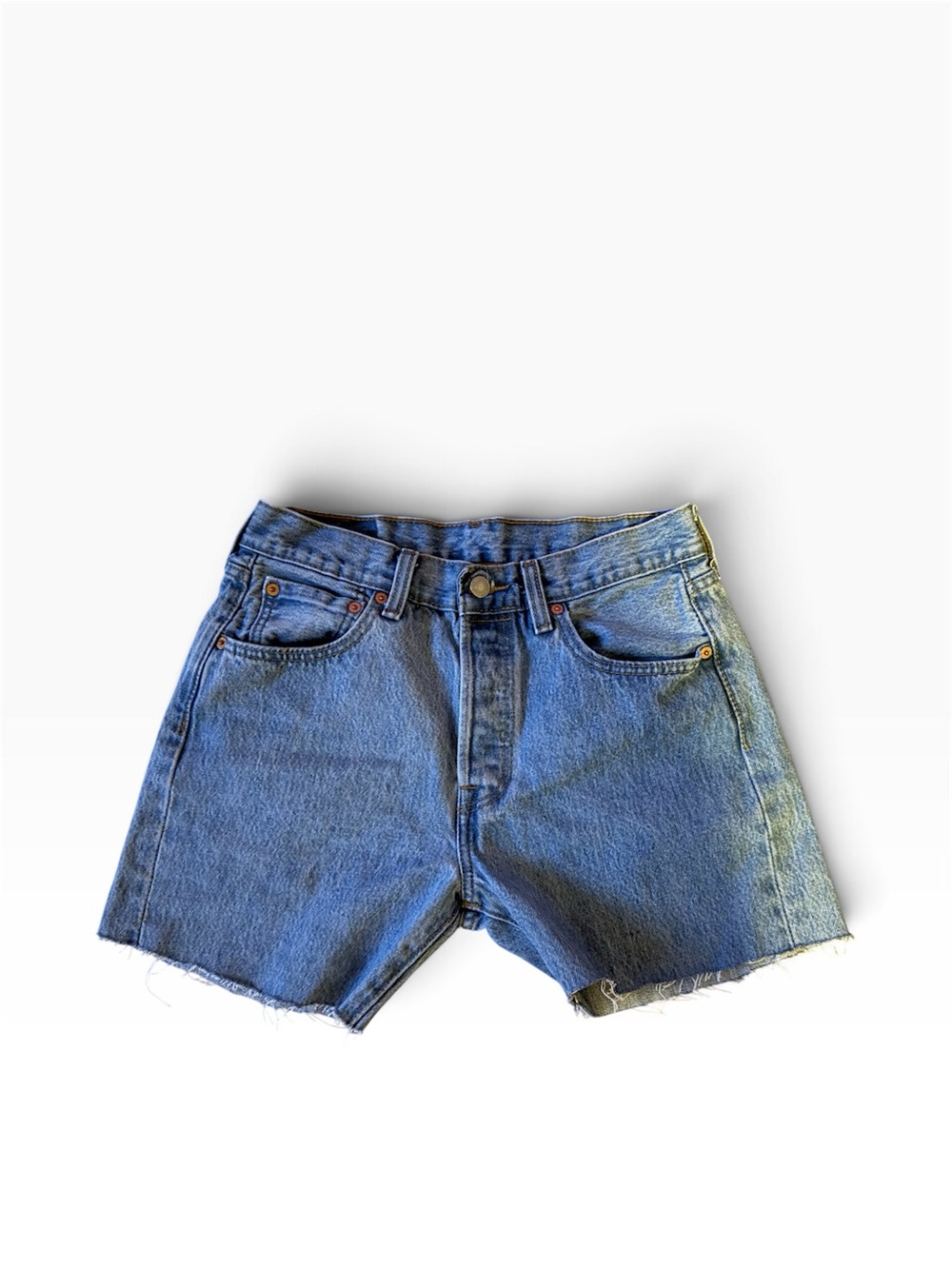 Levi's Classic Blue Cutoff Denim Shorts